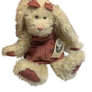 Adorable Plush Bunny with Pink Outfit